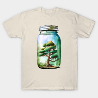 Jar Tree and Bird T-Shirt